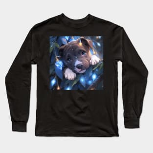 Enchanted Pit Bull Puppy Long Sleeve T-Shirt